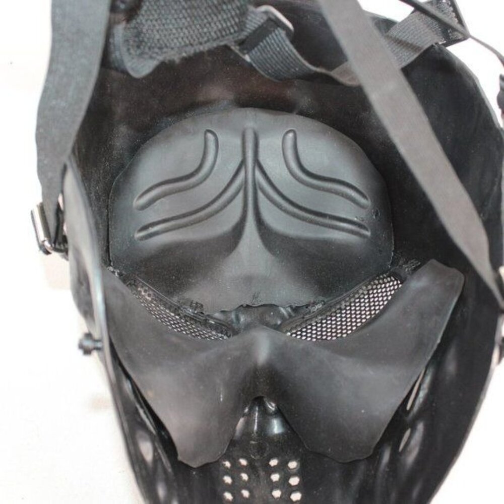 Skull Mask Outdoor Skeleton Halloween Protective Paintball Full Face Mask New - Picture 4 of 5